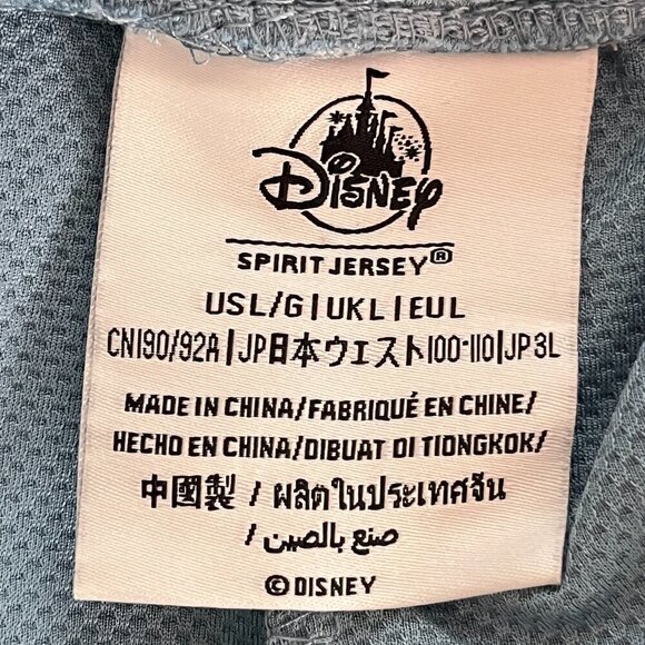 Disney Spirit Jersey 3D Mkckie Mouse Shorts Drawstring Size Large Blue - Picture 5 of 5